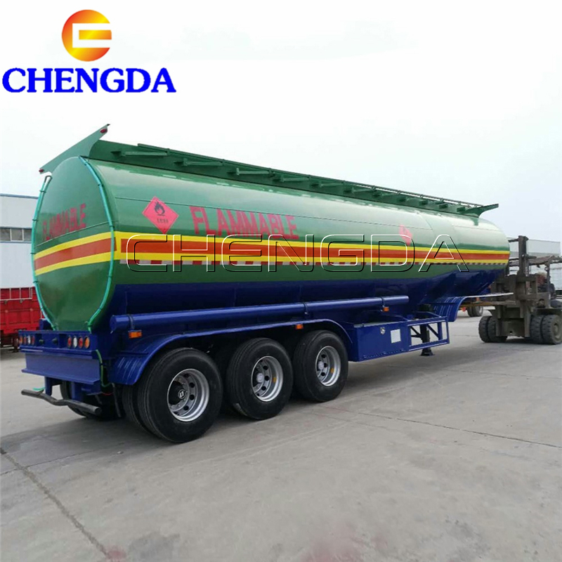 Chengda 3 Axles New 12 Wheel 48000 Liters Fuel Tanker