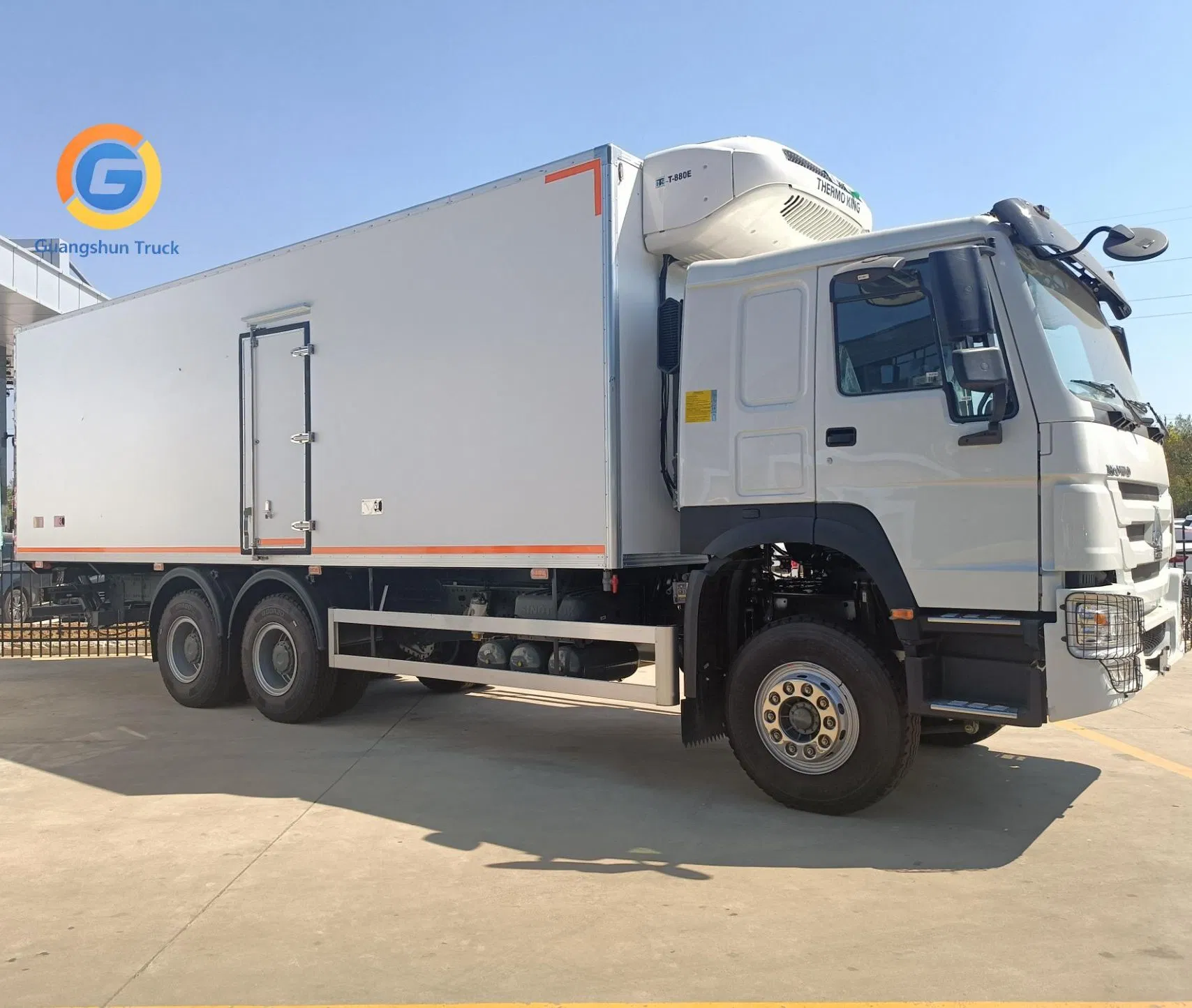 Dongfeng Sinotruk Jmc JAC Foton 20cbm 22cbm Theromo King Carrier Cold Refrigerator Ice Cream Truck Food Van Refrigerator Refrigerated Freezer Truck for Sea Food