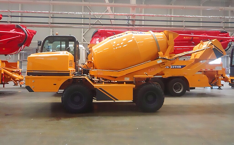 XCMG Official Slm4 4m3 Self Loading Concrete Mixer Truck