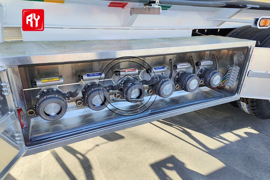 3-Axle Fuel Tanker Semi-Trailer 45000L - High Capacity for Diesel Distribution