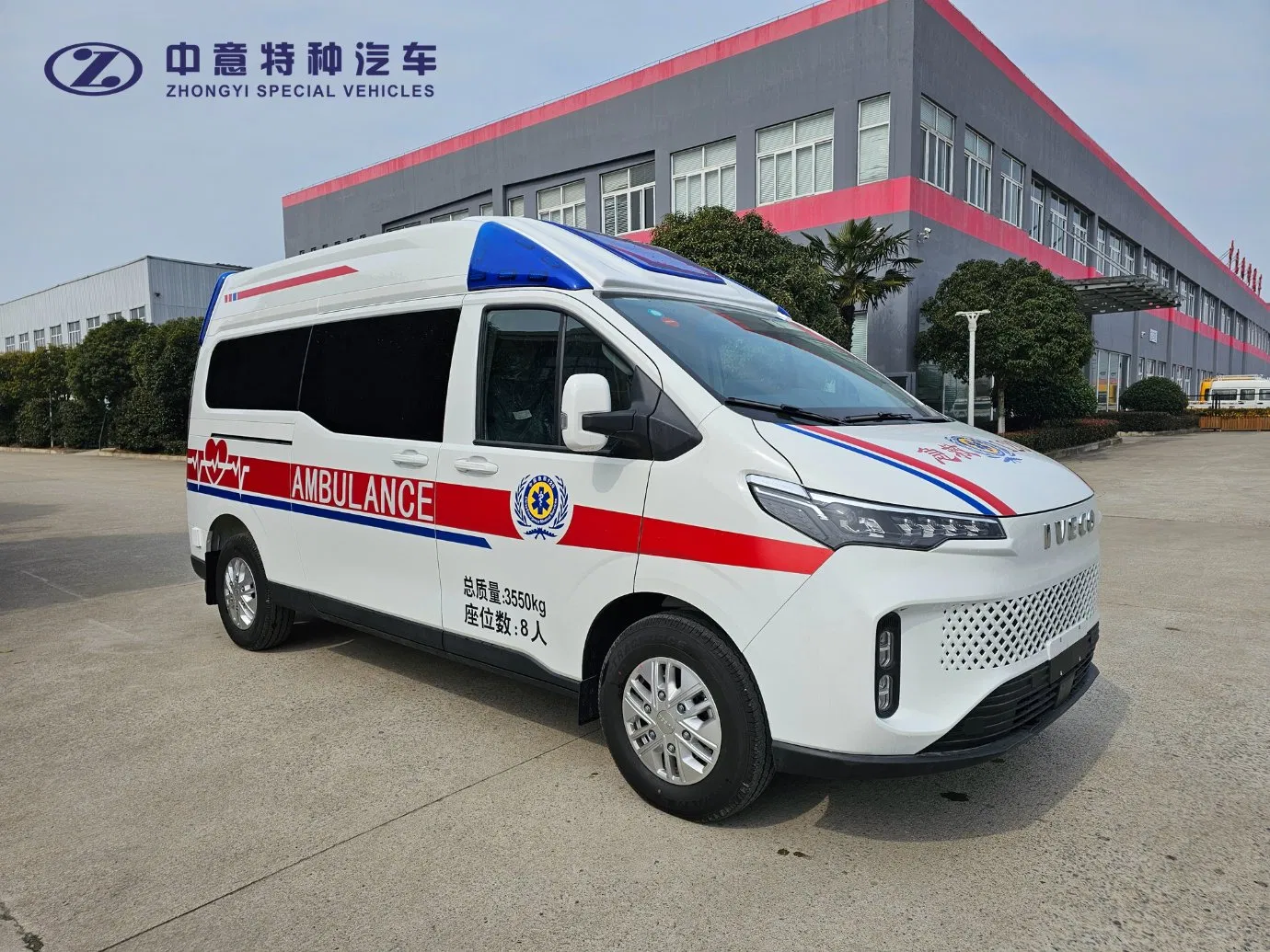 Durable Rust and Corrosion Resistant Transit Ambulance for Emergency Medical Assistance