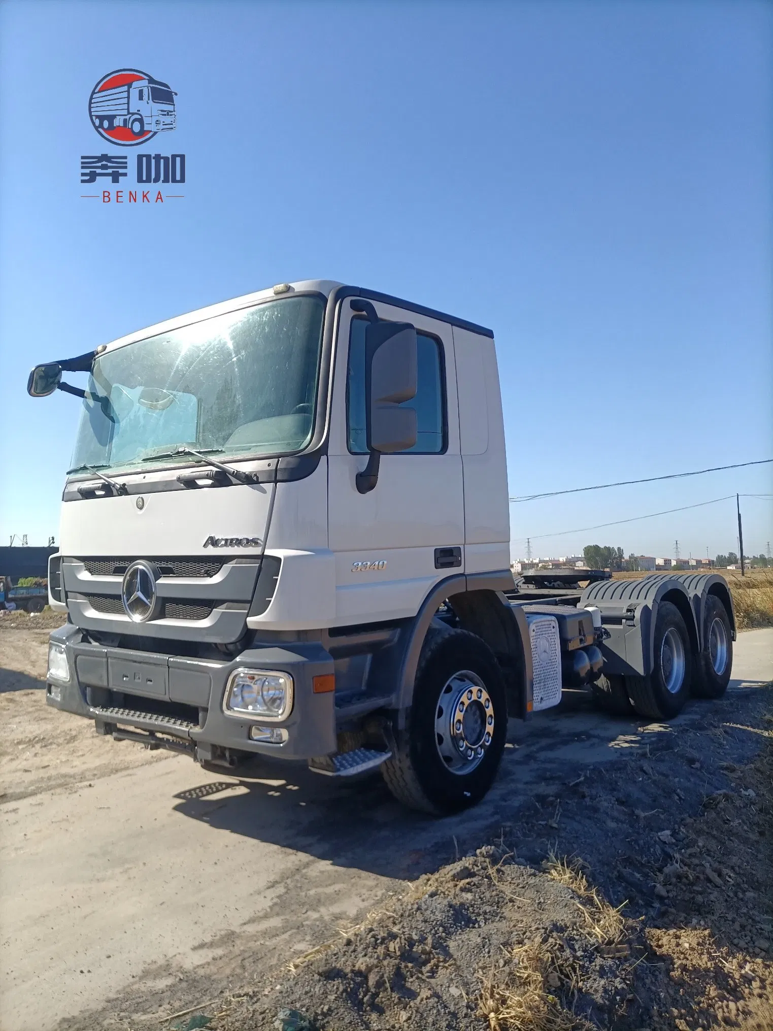 Customized Actros 6X4 Log Wood Timber Forest Logging Carrier Transport Truck Vehicle Semi Trailer for Sale Wood Transport Truck Timber Tansporter