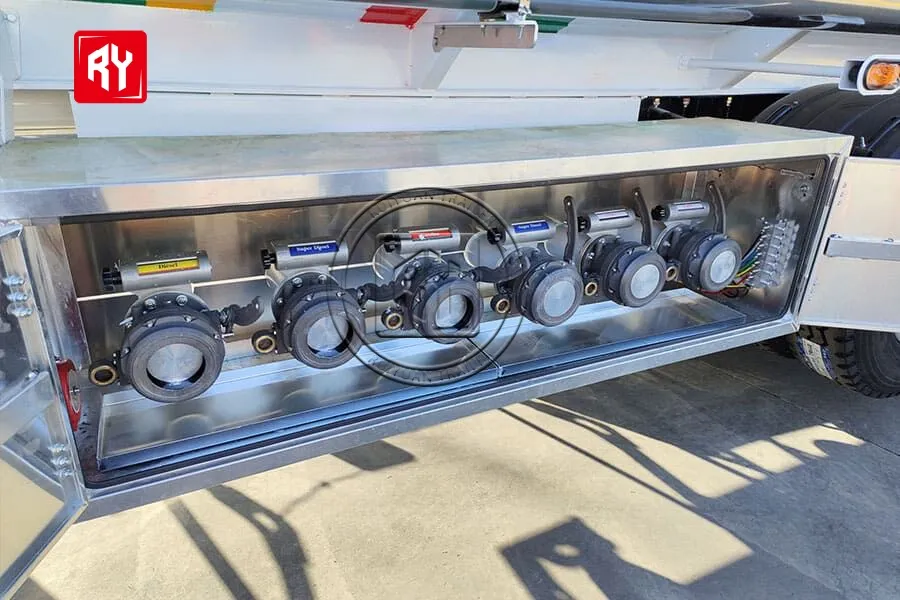 Fuel Tanker Rear View