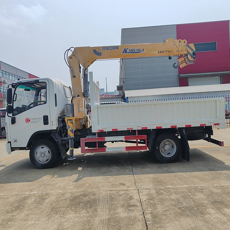 High Satisfaction Truck Mounted Crane Wrecker Crane Truck