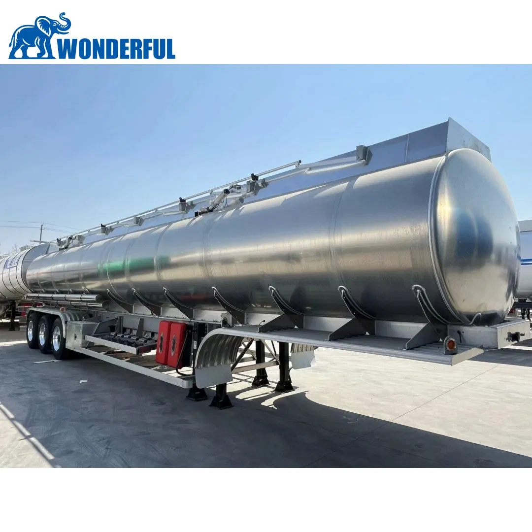 Tri Axle Liquid Nigeria Steel Sinotruk 3 Axle Gas Capacity Crude Palm Oil Tank Cargo Asphalt Fuel Container Full Diesel Transport Truck Semi Trailer Tanker