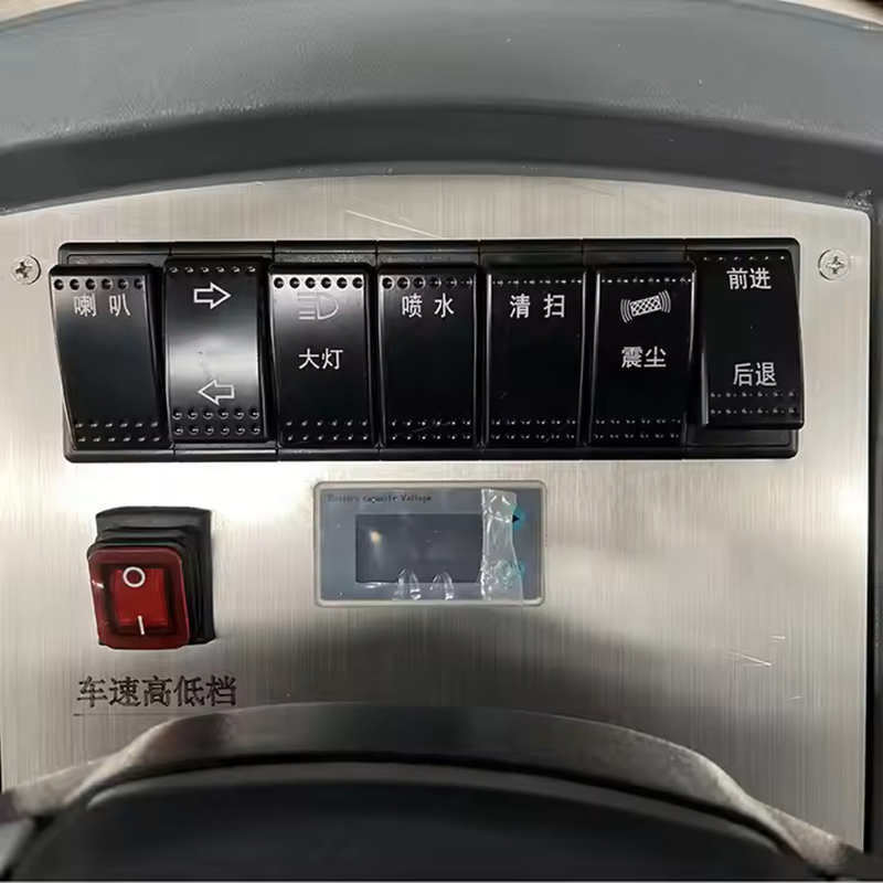 Industrial Electric Floor Sweeper Machine Easy Operating with Working for Parking Lots Campus Streets