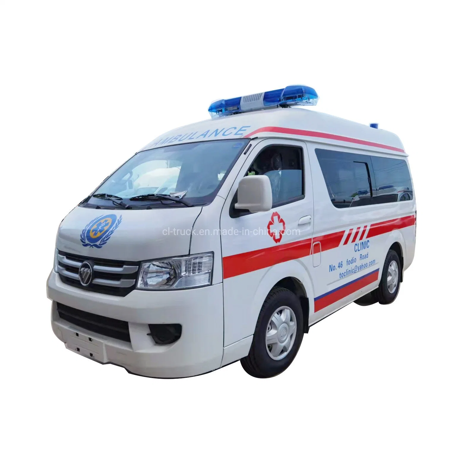 Foton Left Hand Drive Right Hand Drive G9 G7 Diesel Gasoline Ambulance