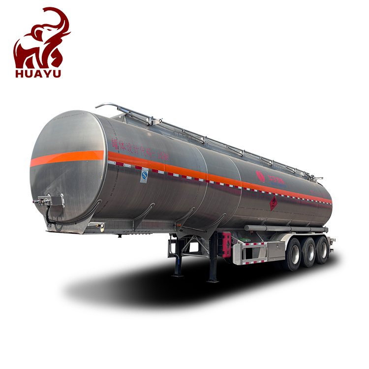 Huayu Tri-Axle 30, 000-45, 000L ASME Bpv Tanker with Double Wall &amp; Telemetry System for Chemical/Fuel/LPG - ISO 1496 Certified