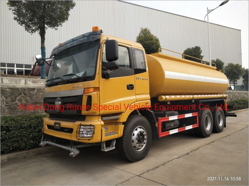 Foton 6X6 Water Bowser off Road 20t (AWD All Wheels Drive PTO Pump Carbon Steel or Stainless Steel Tank) with Cummins Engine