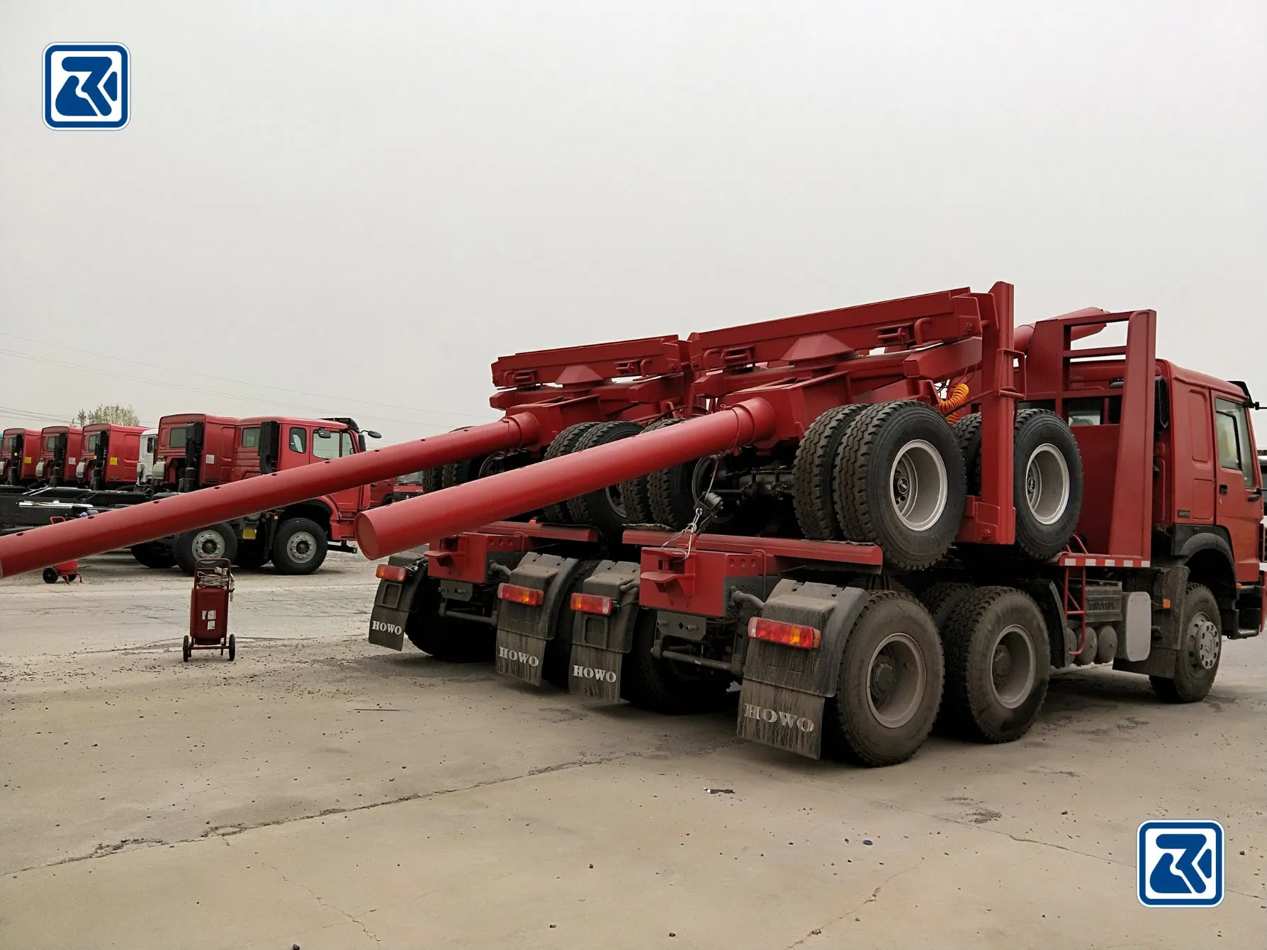 HOWO 6X4 Tractor 400HP Logging Truck Logging Trailer Truck Wooden Vehicles Wooden Truck