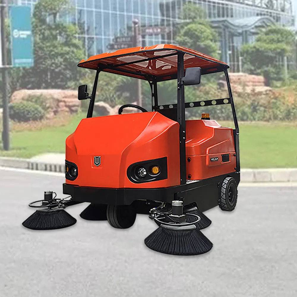 ISO CE Industrial Park Lot Driving Street Road Floor Cleaning Sweeper