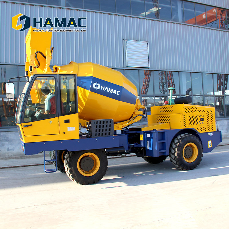 Manufacturer Mobile Self Loading Concrete Mixer Machine 4m3 Diesel Mini Small Cement Truck Mixer