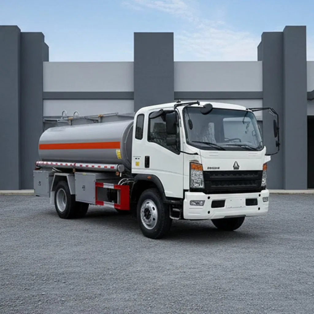 HOWO 10 Cubic Meter Fuel Tanker Truck for Efficient Refueling