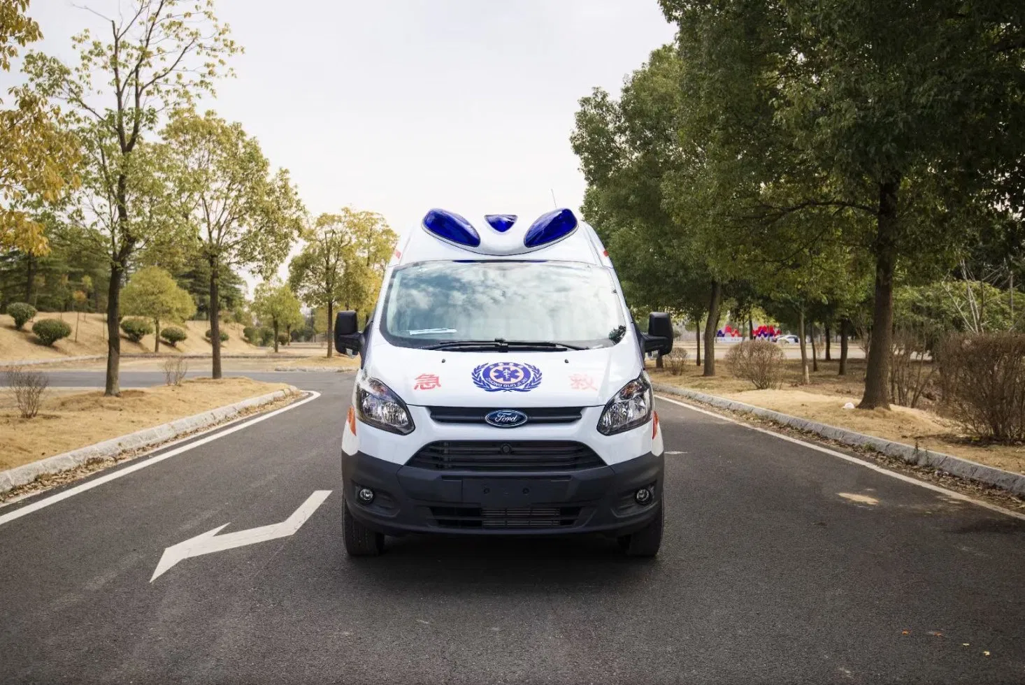 Ford ICU Ambulance First Aid Ambulance Patient Transport Isolation Ambulance Factory Customization