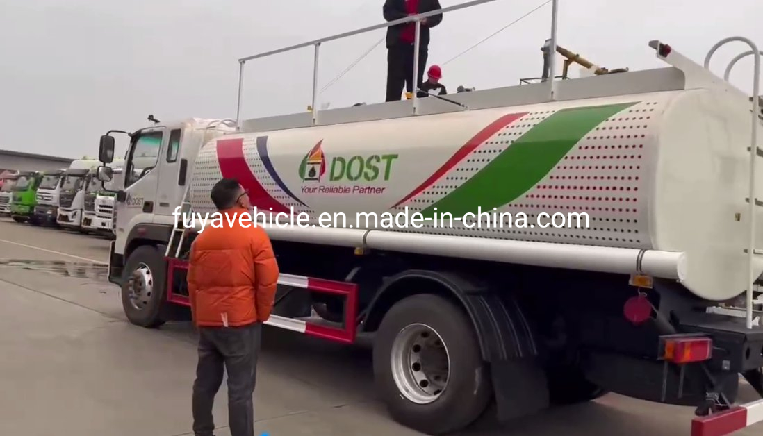 Foton 10, 000L 4X2 Oil Delivery Truck 2000 Gallon Rigid Fuel Tank Trucks