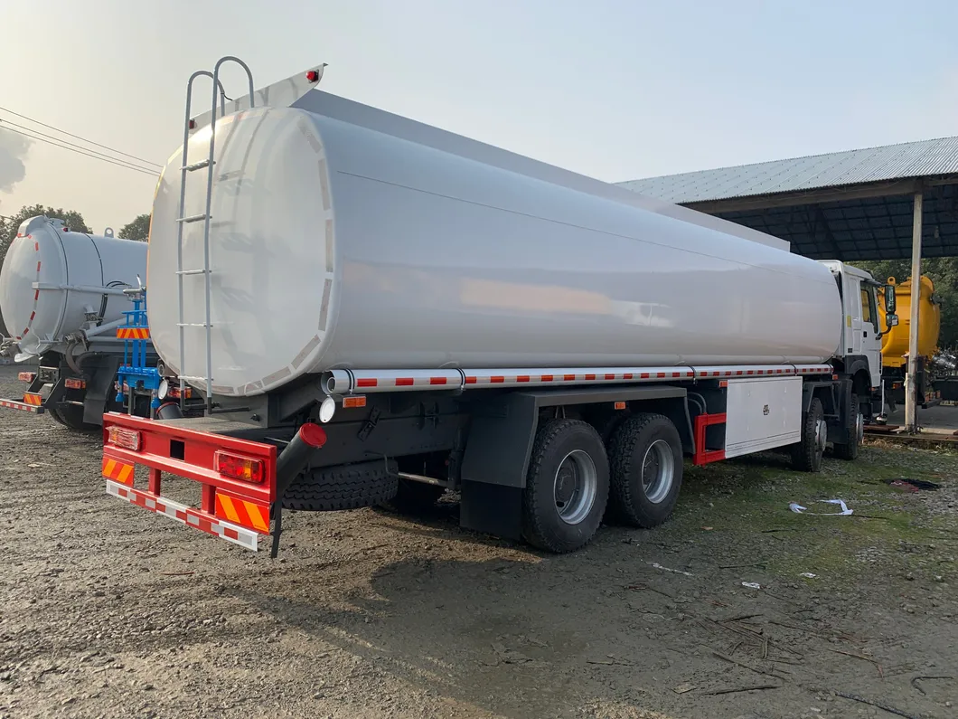 HOWO Fuel Tanker Rear View