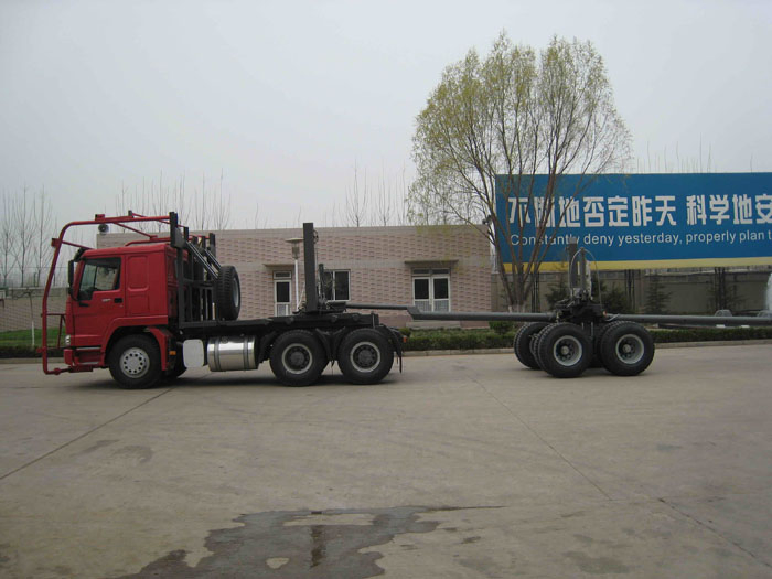 Sinotruk HOWO 6× 4 8× 4 Log Transportation Truck Transporting Economic Timber Log Wood Timber Steel Logging Factory