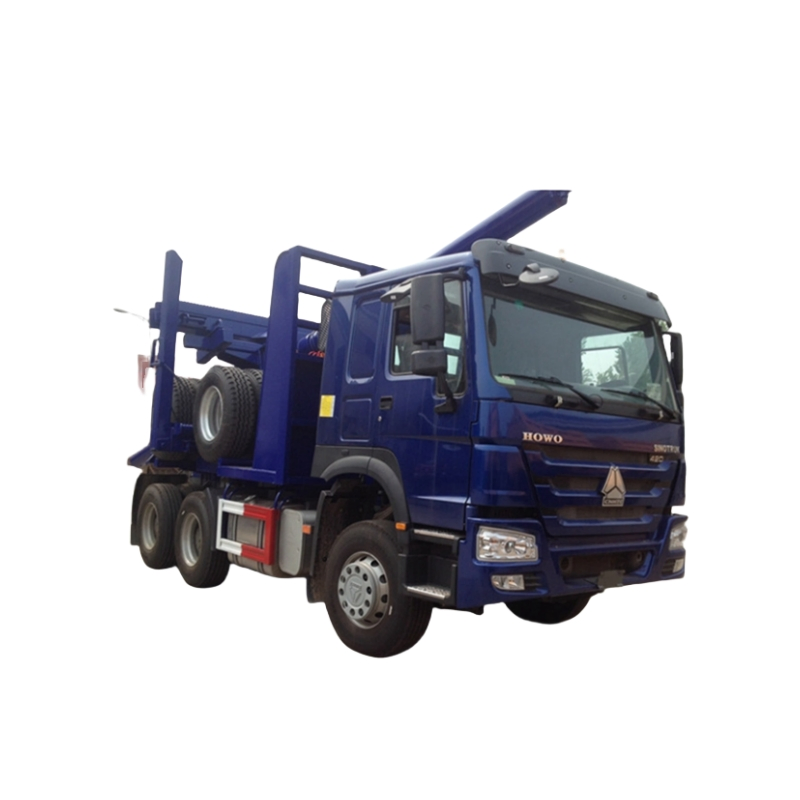 Sinotruk HOWO N7 Nx Tx T7 T5g Sitrak 380HP 400HP 440HP 3 Axles 6X6 off Road Logging Truck Wood Transport Vehicle Semi Trailer Lumber Log Truck