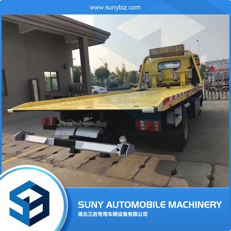Light Duty Rhd 4X2 Sino HOWO Flatbed Wrecker Towing Truck