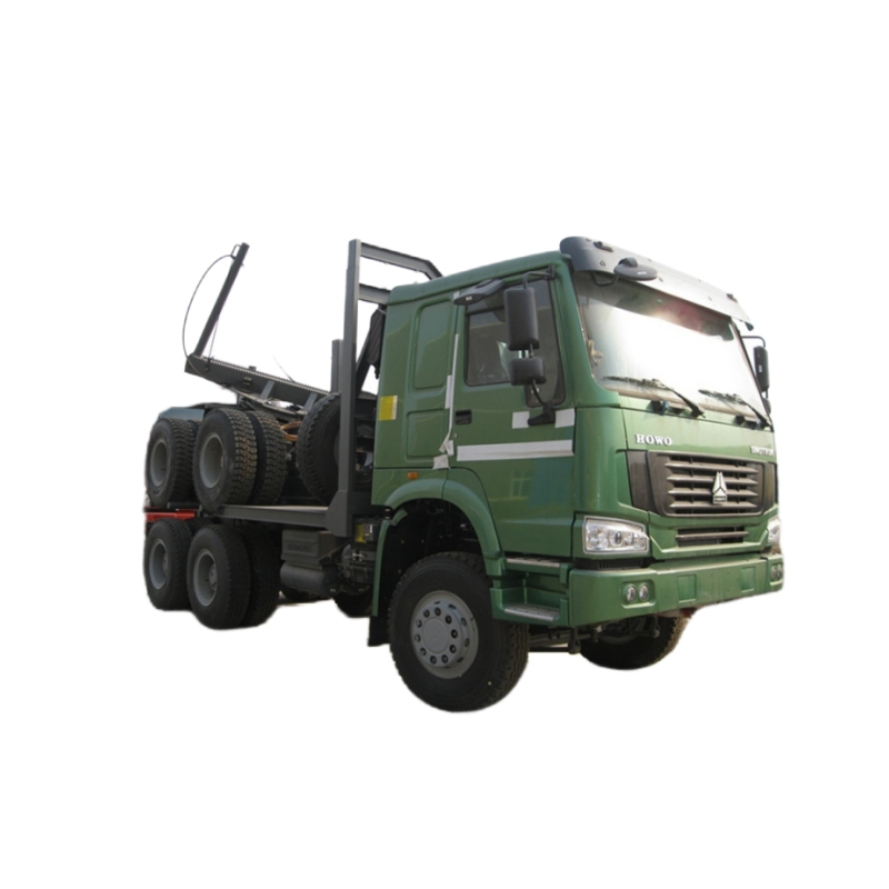 Sinotruk HOWO N7 Nx Tx T7 T5g Sitrak 380HP 400HP 440HP 3 Axles 6X6 off Road Logging Truck Wood Transport Vehicle Semi Trailer Lumber Log Truck