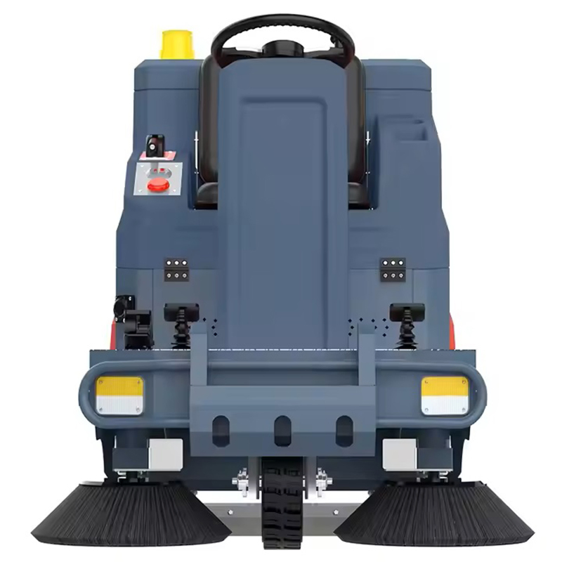 Industrial Electric Floor Sweeper Machine Easy Operating with Working for Parking Lots Campus Streets