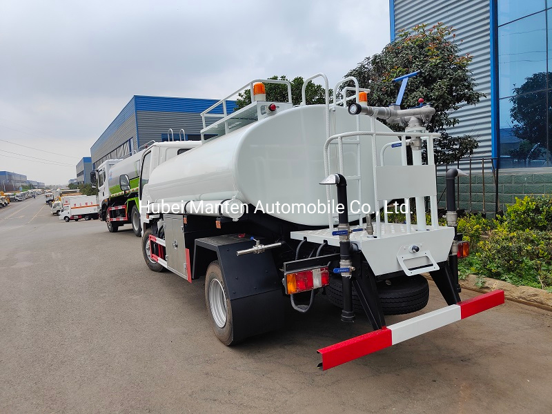 Elf Nkr 98HP SS304 Steel Water Tank Truck Isuzu 4X2 6000liters 6cbm 5m3 Water Bowser for Sale