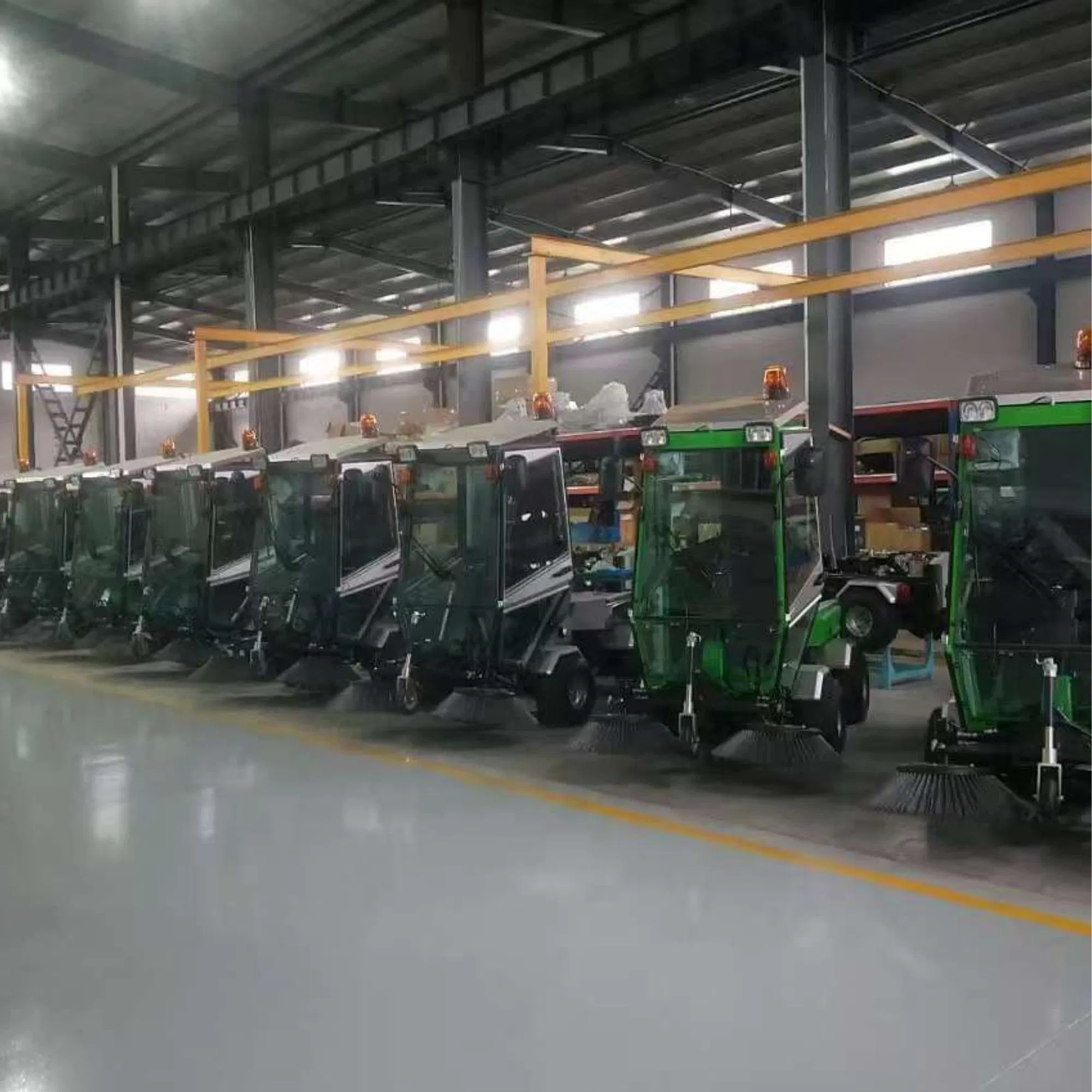 City Street Sweeper Compact Municipal Sweeper Road Cleaning Industrial Commercial Cleaning Machine Professional Street Sweeper