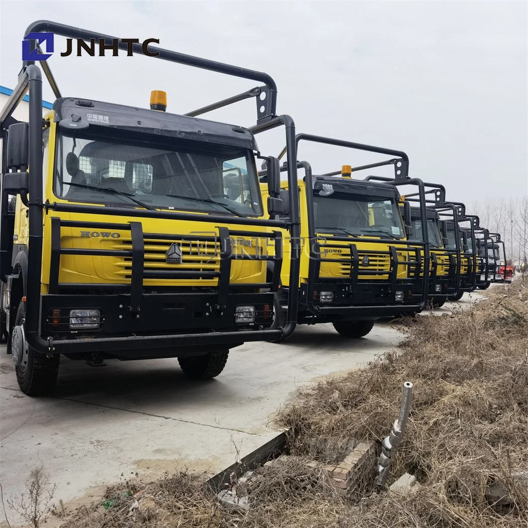 Customized HOWO 6X4 6X6 Log Wood Timber Forest Logging Carrier Transport Truck Vehicle Semi Trailer for Sale Wood Transport Truck Timber Tansporter