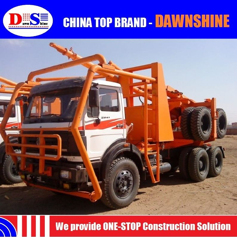 Beiben North Benz Logging Trucks with Special Piggyback Trailer