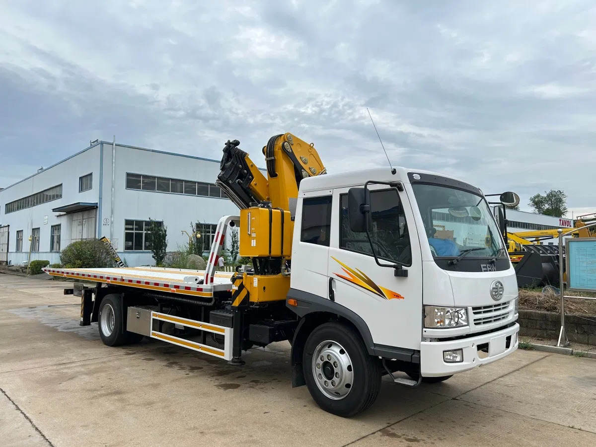 5-10 tons wrecker for sale flatbed rollback tow truck