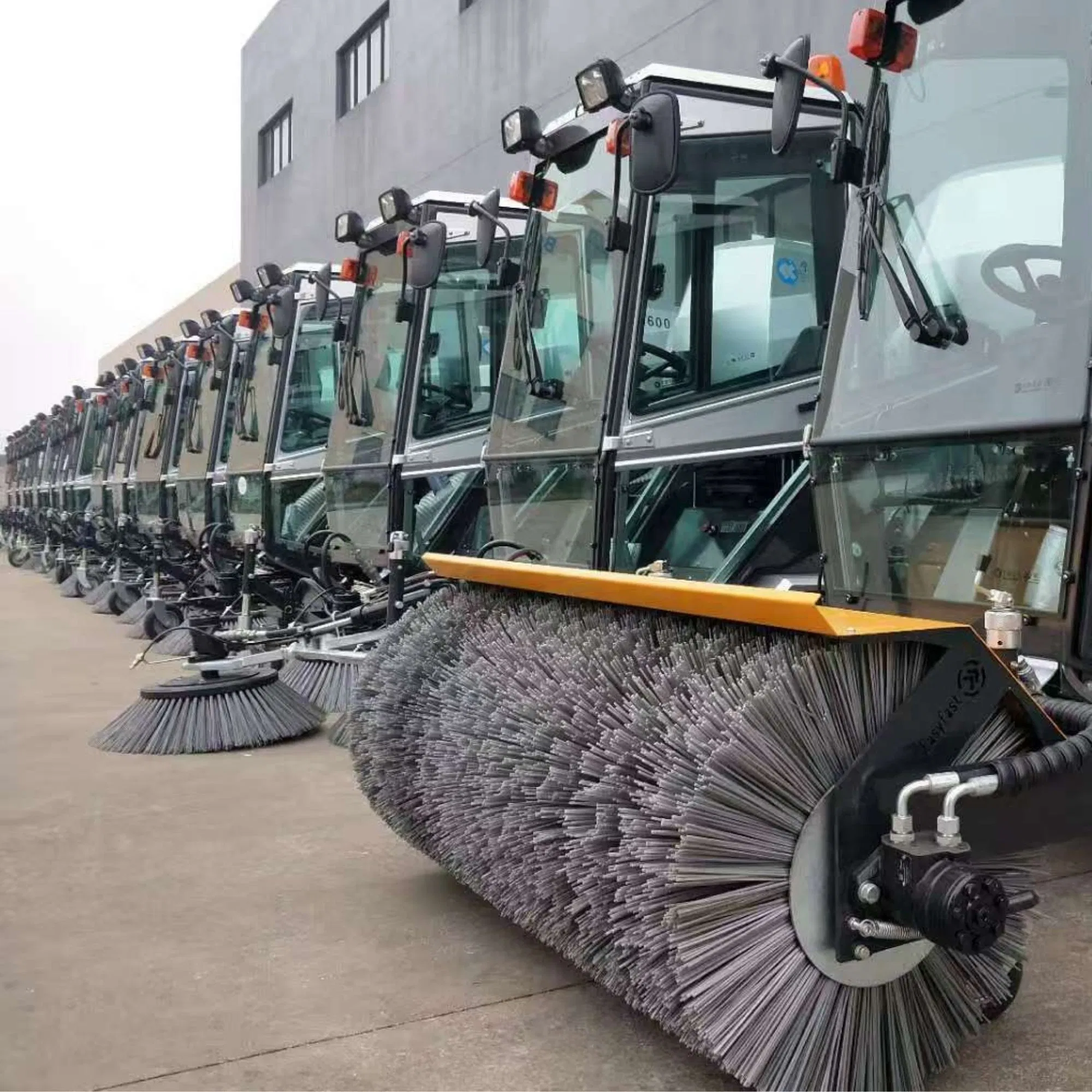 City Street Sweeper Compact Municipal Sweeper Road Cleaning Industrial Commercial Cleaning Machine Professional Street Sweeper