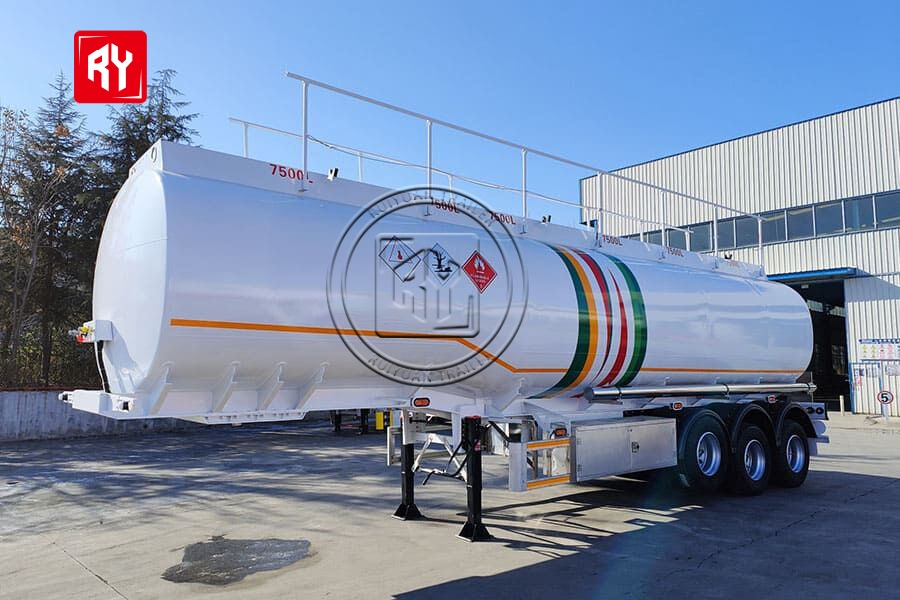 3-Axle Fuel Tanker Semi-Trailer 45000L - High Capacity for Diesel Distribution