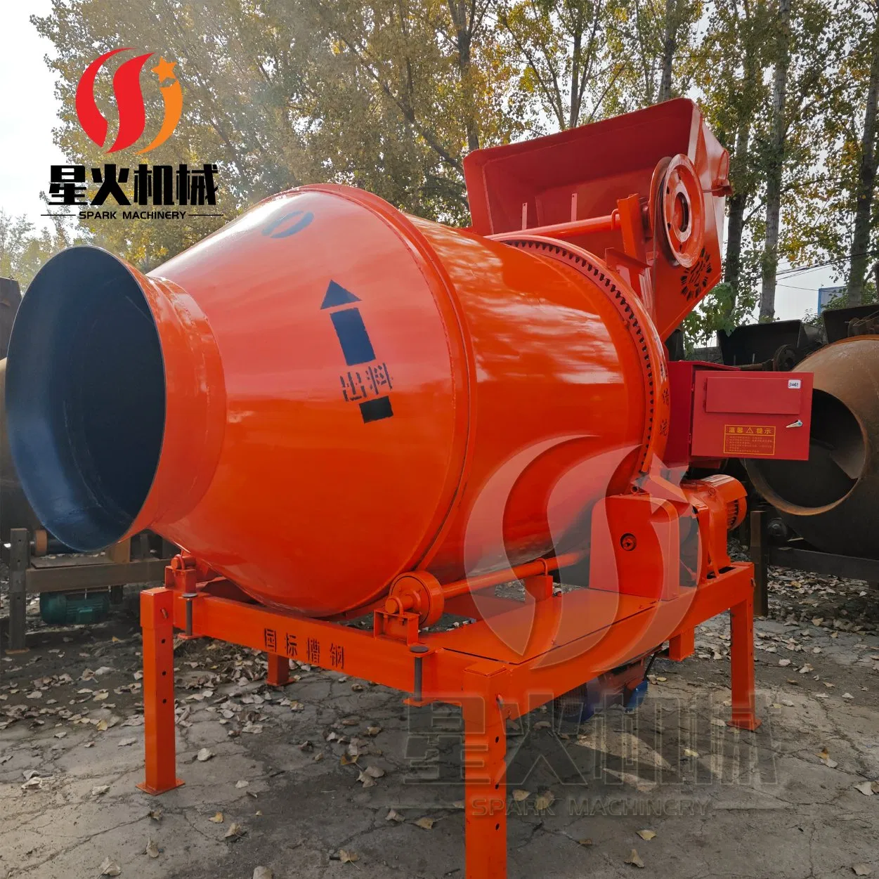 Mobile Small Mini Portable Jzc1000 Diesel Electric Manual Towable Self Loading Concrete Auto Cement Truck Mixer Machine