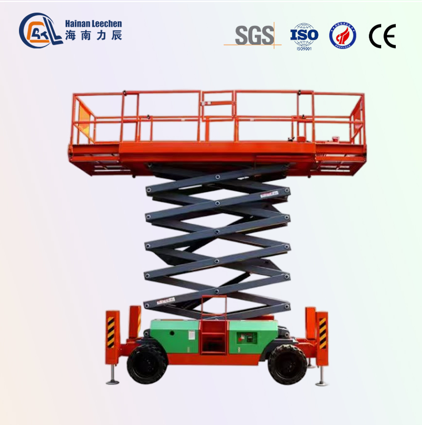 4m 6m 8m 10m 12m 14m Self-Propelled Hydraulic Lifting Platform Electric Scissor Lifts Elevating Table Aerial Work Platform