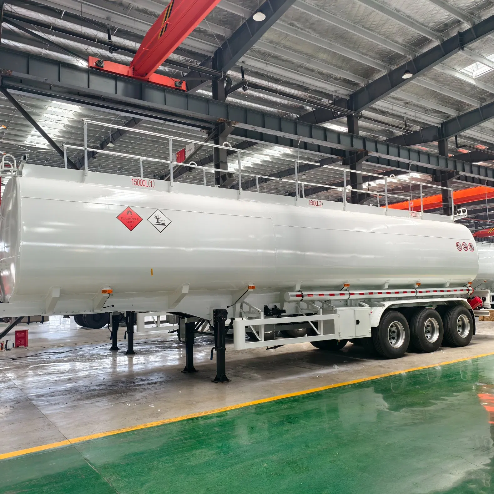 3 Axle Large Capacity Liquid Tanker Semi Trailer for Fuel Transport