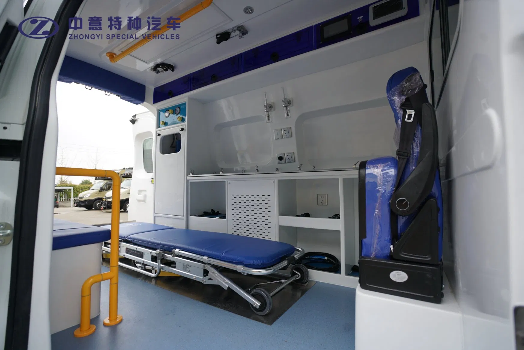Durable Rust and Corrosion Resistant Transit Ambulance for Emergency Medical Assistance