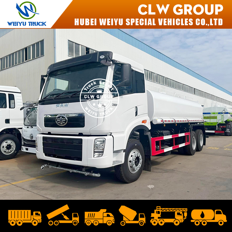 FAW Jiefang J5 Rhd 6X4 20cbm Water Sprinkler Water Bowser Truck