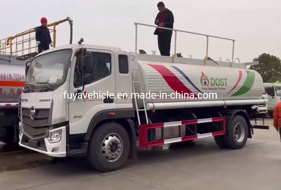 Foton 10, 000L 4X2 Oil Delivery Truck 2000 Gallon Rigid Fuel Tank Trucks