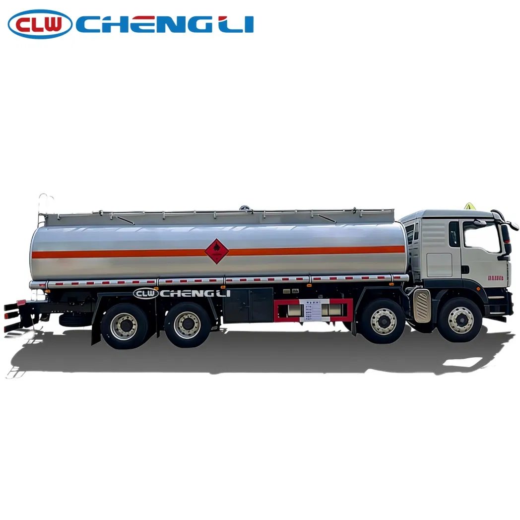 Corrosion-Resistant Steel Fuel Tanker with HOWO 8X4 Heavy Duty Chassis 8000 Gallons Capacity for Hazardous Liquids