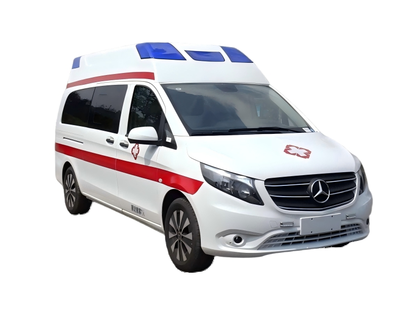 Emergency Ambulance Vehicle - Fully Equipped for Medical Rescue &amp; Patient Transport Advanced Life Support Ambulance for Critical Patient Transfer