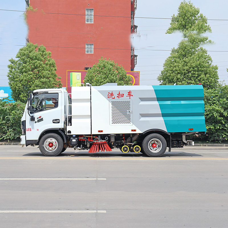 Dongfeng 6 Ton 8t 10t Vacuum Road Sweeper Cleaning Truck with Water Tank for City Street and Airport Runway