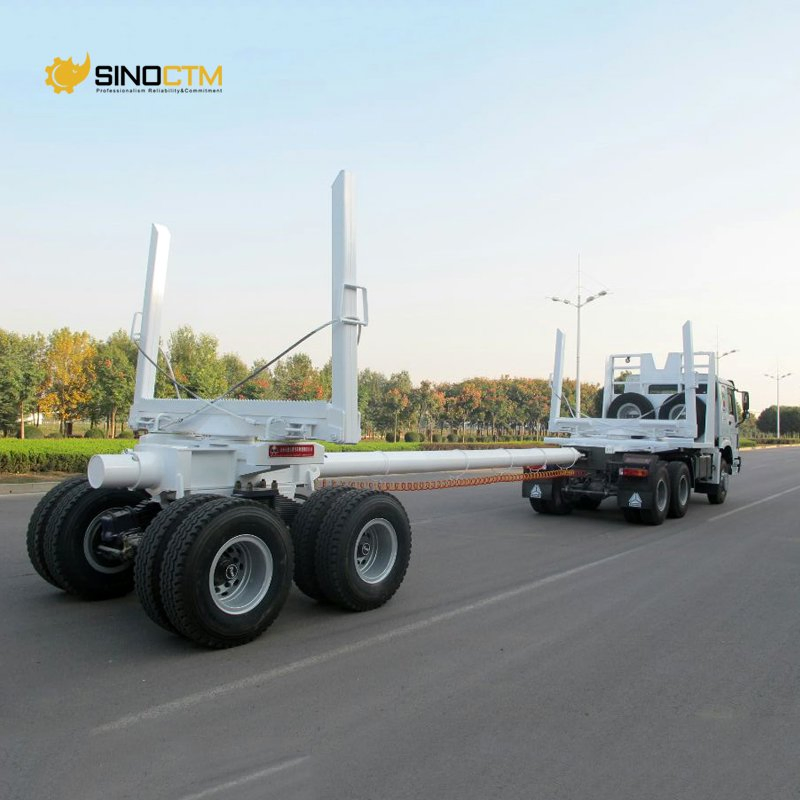 Sinotruk HOWO 400HP 371HP 380HP 420HP 6X6 All Wheel Drive Special Transport Forest Trailer 30t 40t 50t Log Carrier Logging Truck for Rough Road