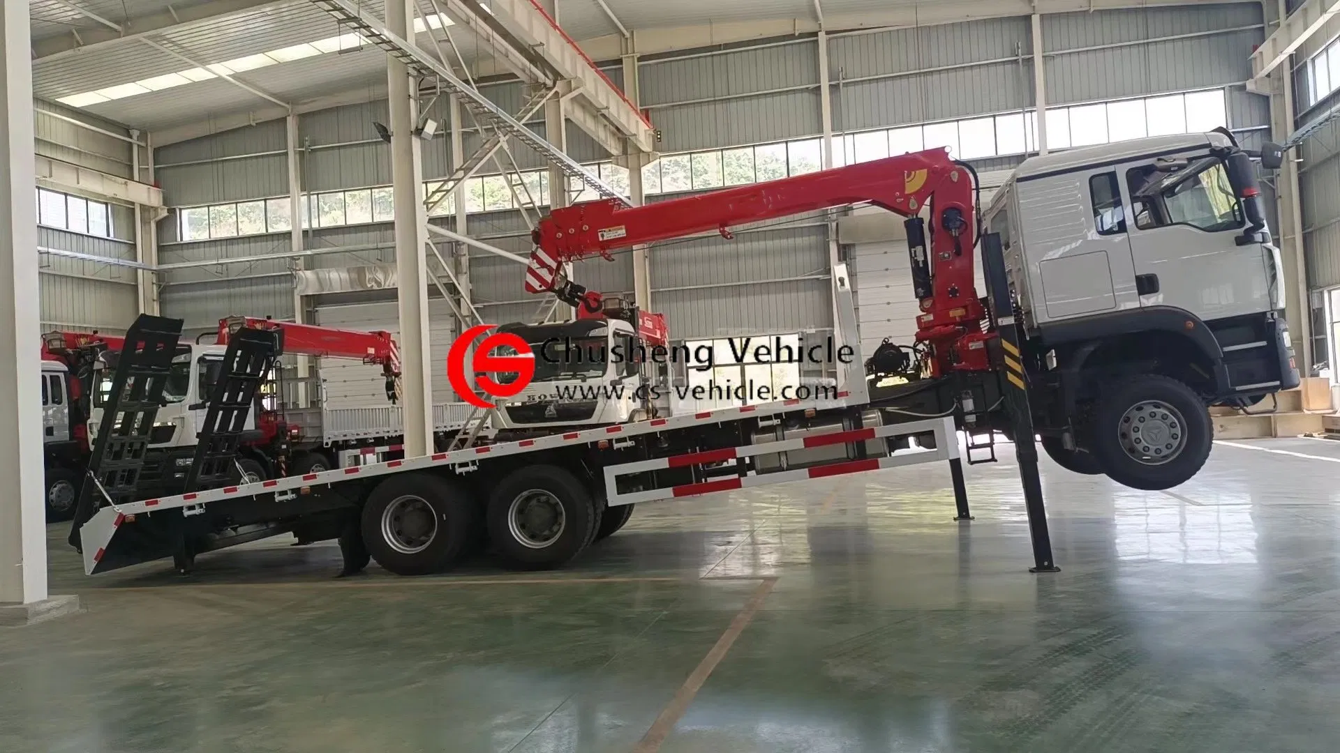 Factory Price 10 Wheel HOWO 6X4 Hydraulic Telescopic/Straight Boom Truck Mounted Crane Self Loader Truck 340HP Wrecker Towing Truck Wrecker Tow Truck for Sales