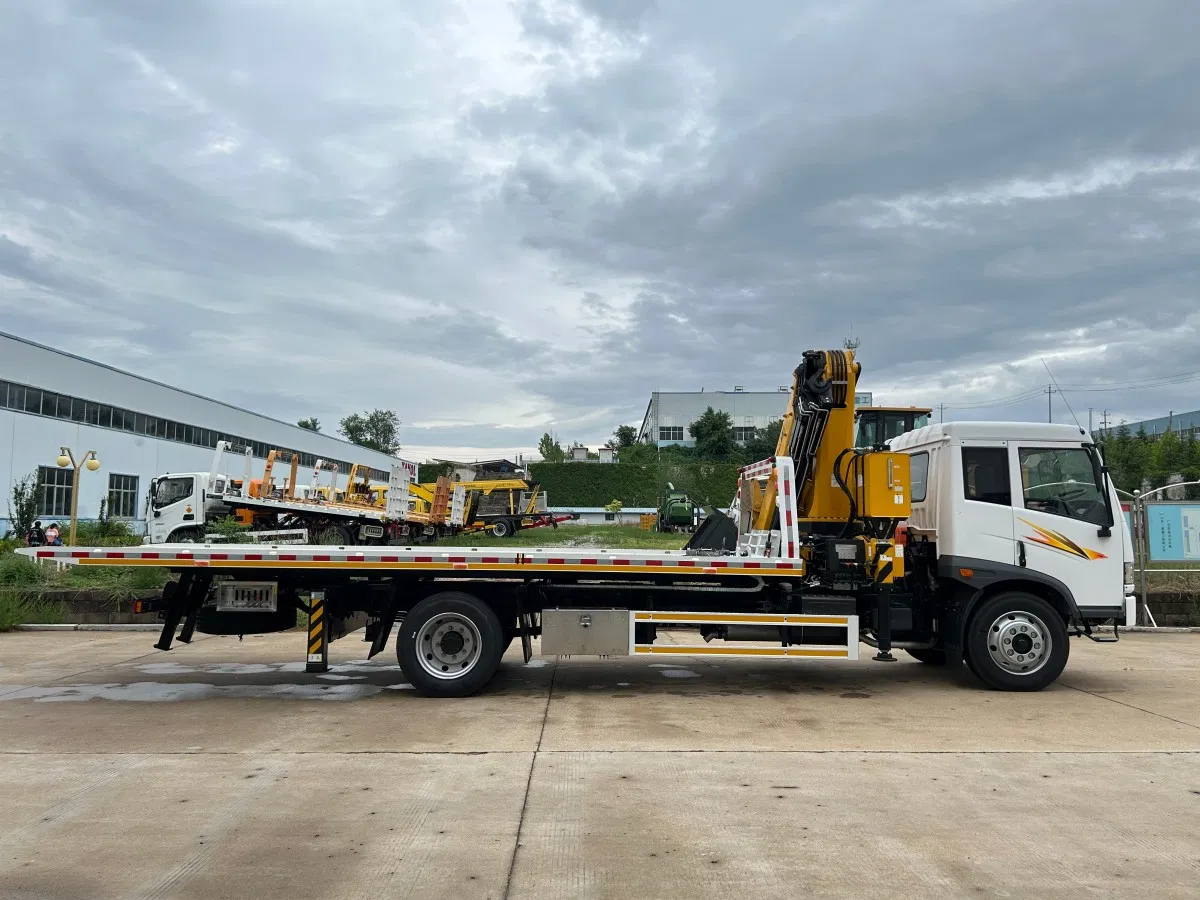 5-10 tons wrecker for sale flatbed rollback tow truck
