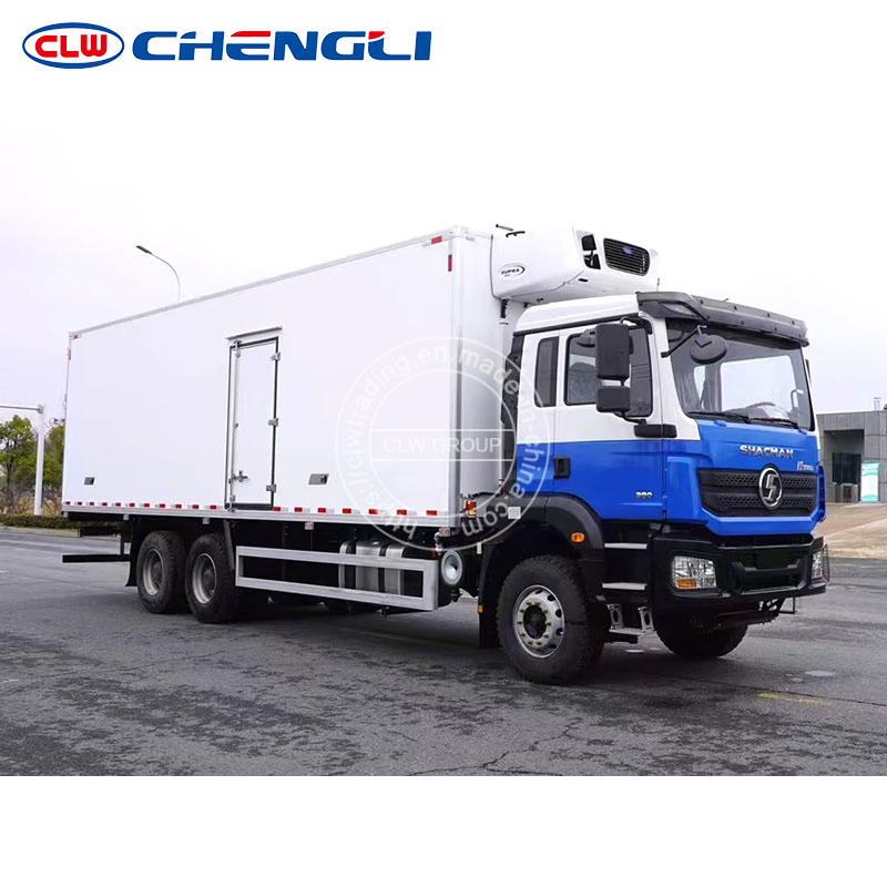 Shacman 6X4 25 Ton Refrigerated Truck, Vegetable, Fruit, Meat, Frozen Food, Frozen Insulation Truck, Cold Chain Truck for Sale