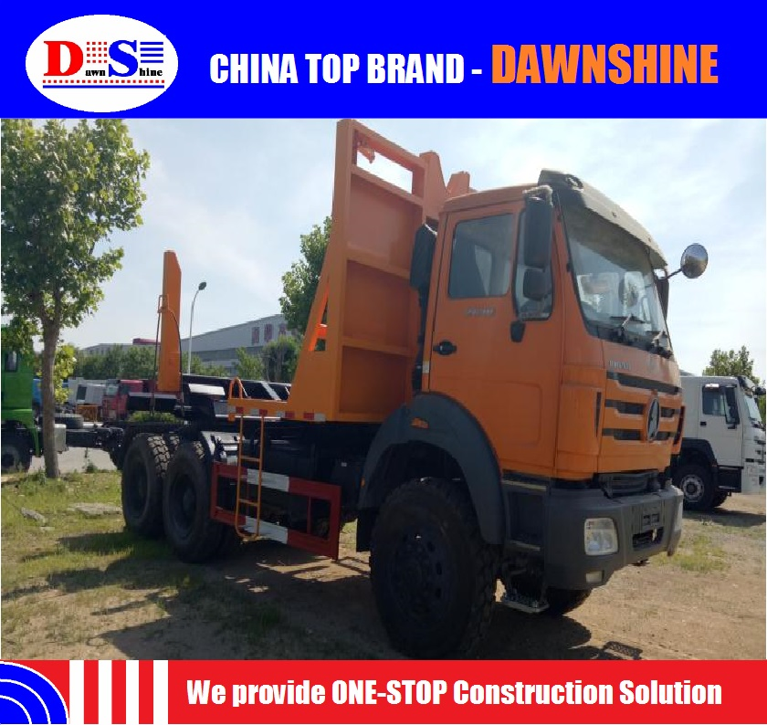 Beiben North Benz Logging Trucks with Special Piggyback Trailer