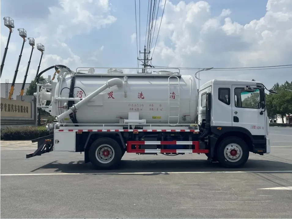 Sewage Suction Truck View 4