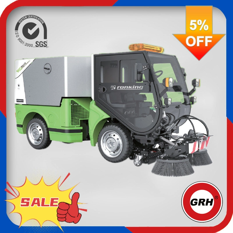 Diesel Sweeper Cleaning Vacuum Machine Ride on Street Road Sweeper with CE
