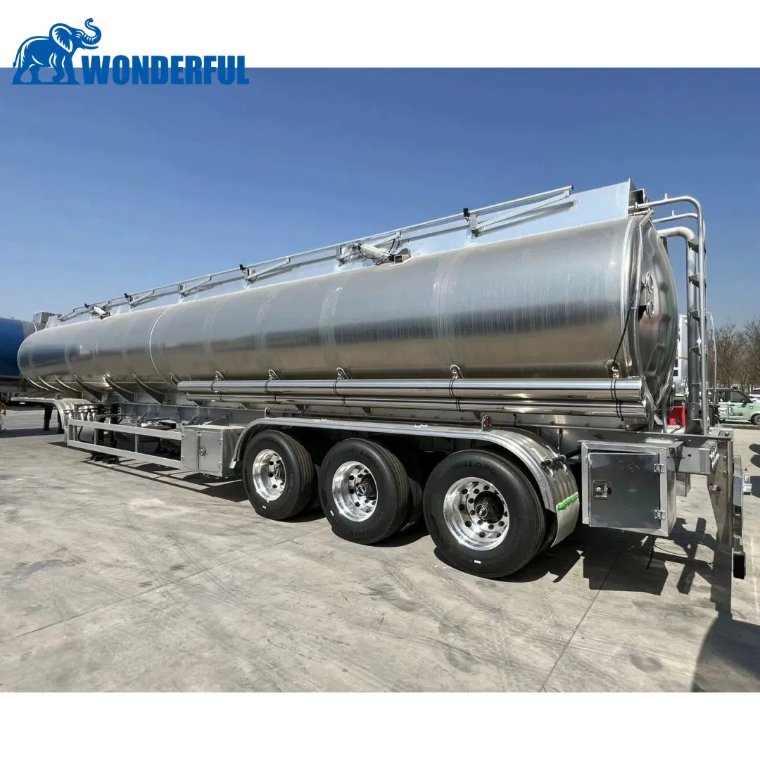 Tri Axle Liquid Nigeria Steel Sinotruk 3 Axle Gas Capacity Crude Palm Oil Tank Cargo Asphalt Fuel Container Full Diesel Transport Truck Semi Trailer Tanker