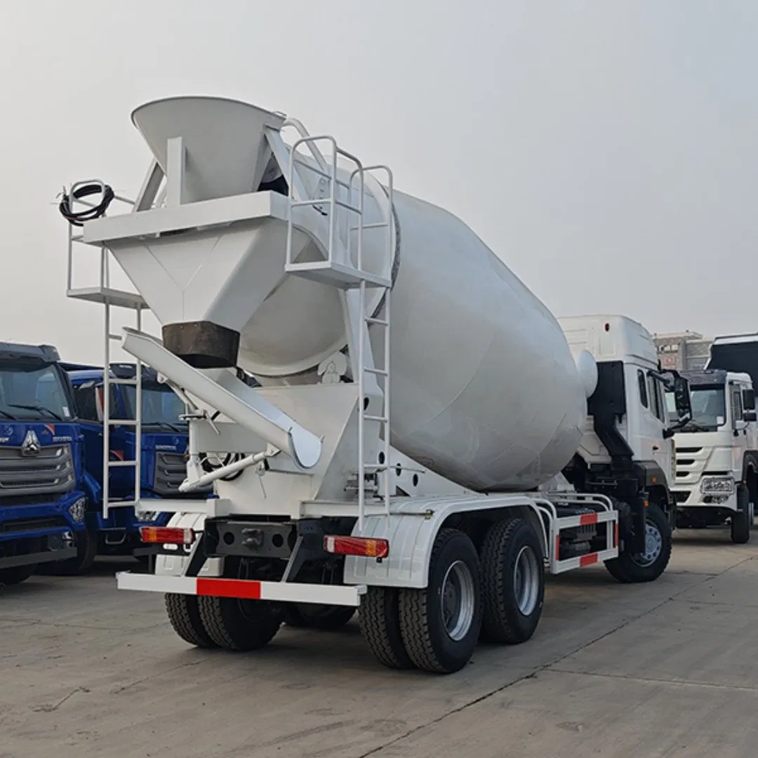 Fully Inspected Used Concrete Mixer Truck HOWO 6X4 8m³-12m³ Cement Mixer Truck